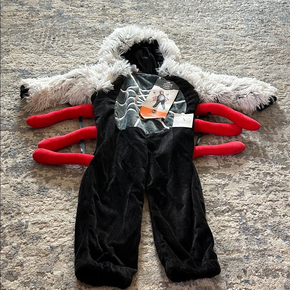 Toddler Spider Costume - Black and Gray